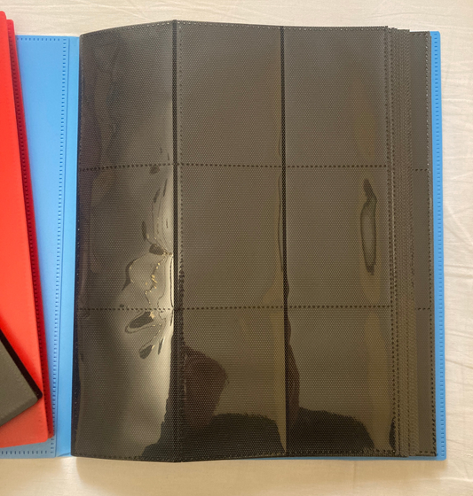 Álbum SIN ANILLAS cartas Magic y TCG de hojas dobles 3x3