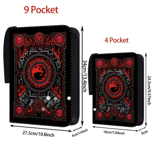 Álbum cartas Magic y TCG de hojas dobles de 2x2 y 3x3