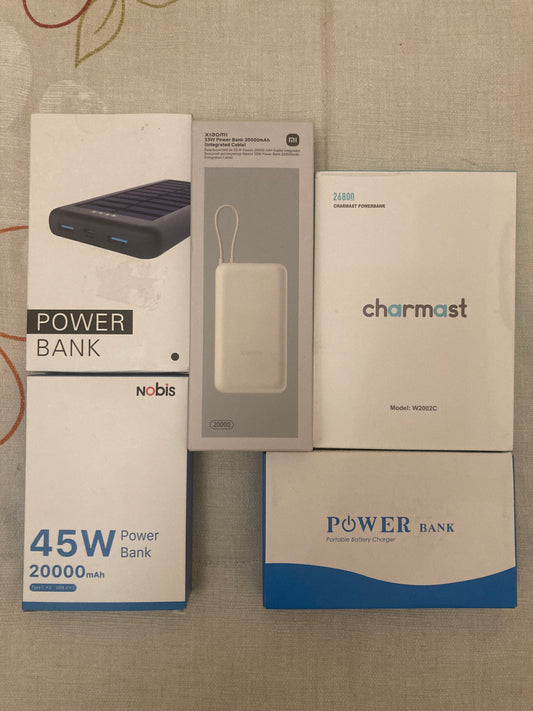 Power Banks -Baterías portatiles