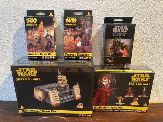 STAR WARS LEGIÓN y SHATTERPOINT
