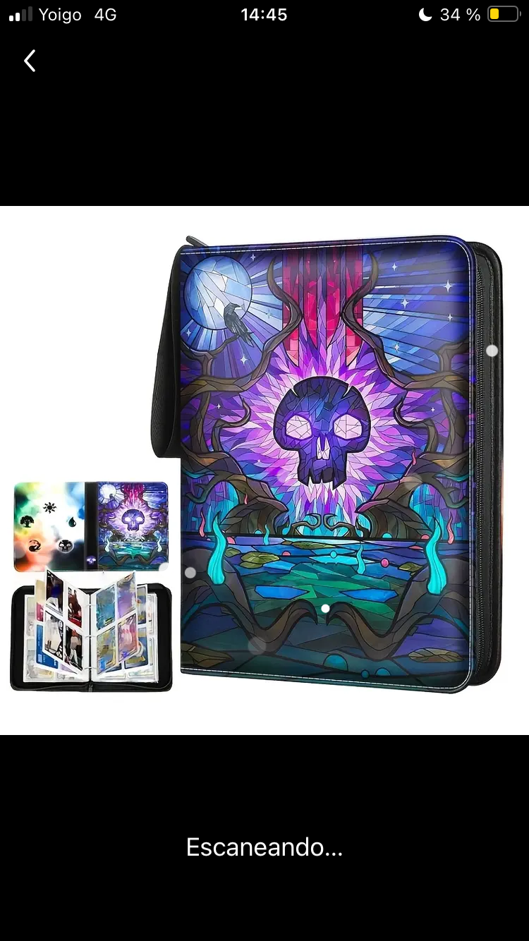 Álbum cartas Magic y TCG de hojas dobles de 2x2 y 3x3